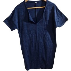 Old Navy Blue Vneck Short Sleeve Mini Dress